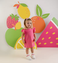 PREORDER SS26 Little A PAISLEY Pink Handbag Dress With Knickers