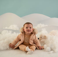 AW25 Mitch & Son Mini MIKEY Beige Coat With Mittens