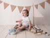 Mitch & Son Mini SUTTON Bright White Boat Short Set