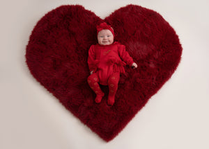 AW24 Little A HARLEY Red Tulle Frill Romper