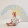 SS25 Mitch & Son Mini ELIO Blue & White Gingham Polo Jam Pants Set