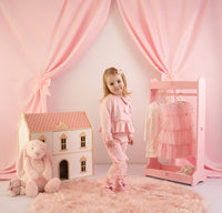 AW25 Little A JASMINE Pink Bow Frill Tracksuit