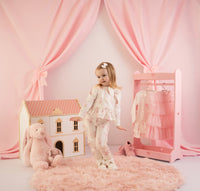 AW25 Little A JASMINE White Bow Frill Tracksuit