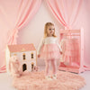 AW25 Little A KAYLA Pink & White Tulle Leggings Set