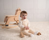 Mitch & Son Mini DREW Beige Dungaree Set