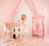 AW25 Little A JULIET White & Pink Cupcake Print Frill Dress