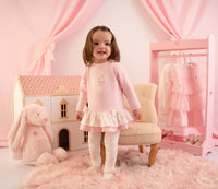 AW25 Little A JADE Pink & White Cupcake Print Leggings Set
