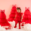 PREORDER AW25 Little A KHLOE Red Tulle Frill Dress