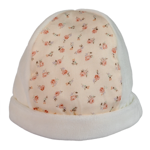 Baby Gi Ivory Velour Floral Hat