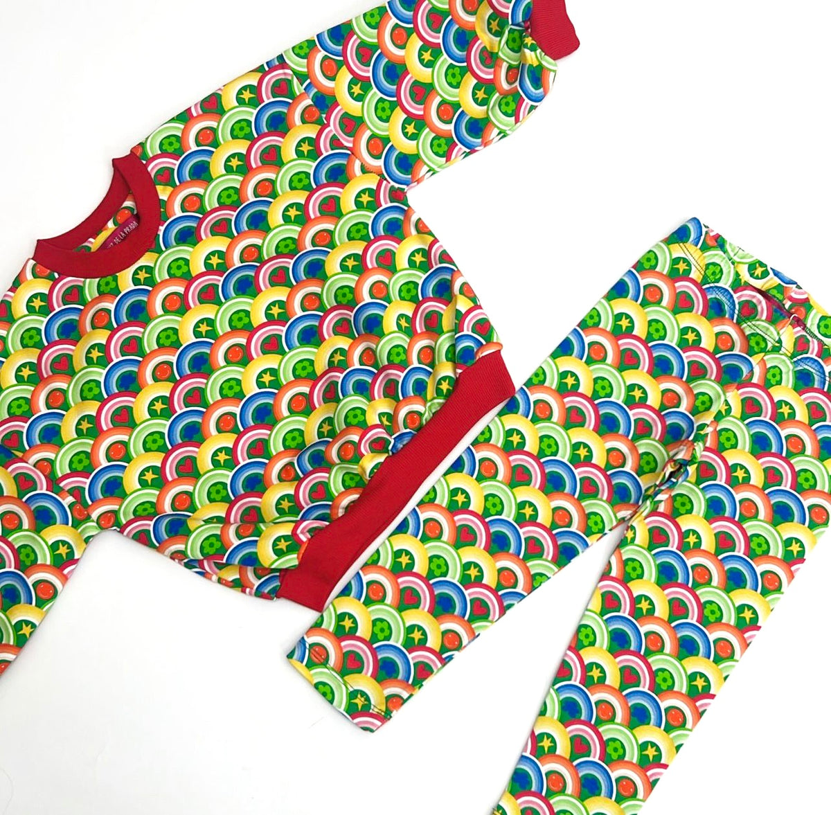 Agatha Ruiz De La Prada Junior Green Circles Leggings Set