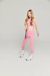 SS25 Ansandro Pink Logo Leggings Set