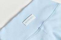 SS25 Ansandro Powder Blue Ribbed Leggings Set
