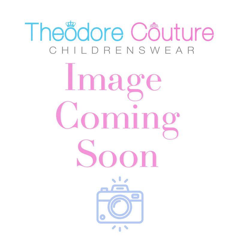 SS25 EMC Fuchsia Pink & White Floral Frill Shorts Set
