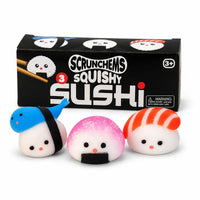 Scrunchems Unisex Squishy Sushi Three Pack Of Toys