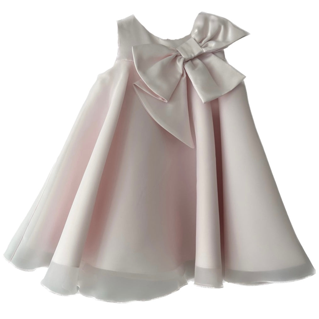 SS24 Bimbalo Pink Bow Pleated Dress