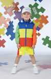 SS24 Mitch & Son VINCENT Multicoloured Colour Block Jacket