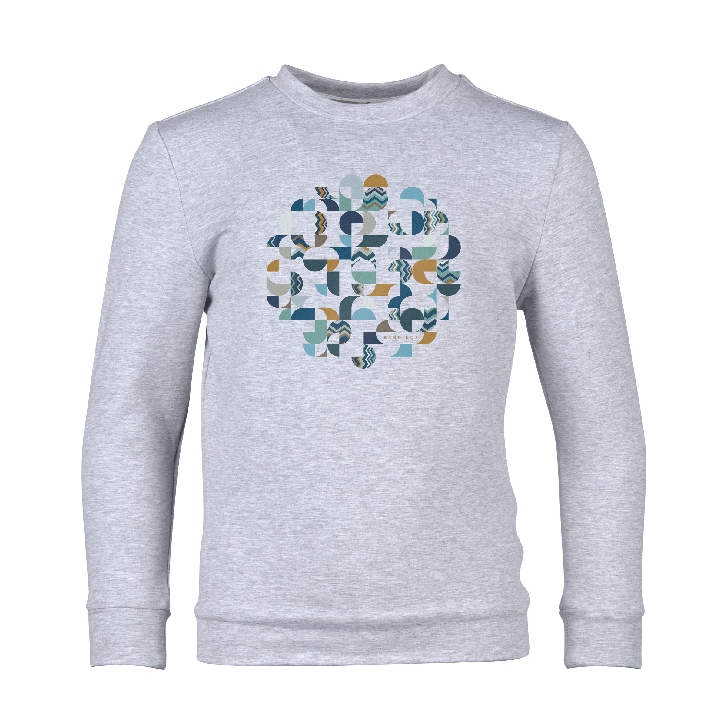 SS25 Moda Bandidos Grey Geo Zig Sweatshirt