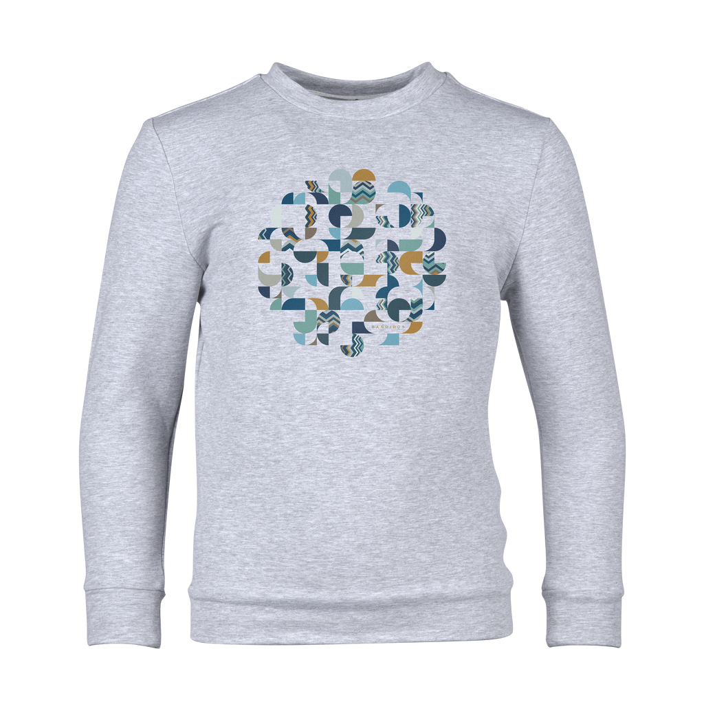 SS25 Moda Bandidos Grey Geo Zig Sweatshirt