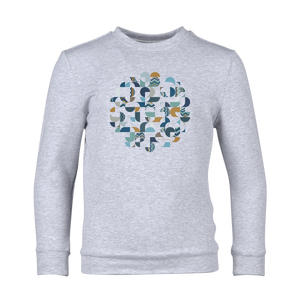 SS25 Moda Bandidos Grey Geo Zig Sweatshirt