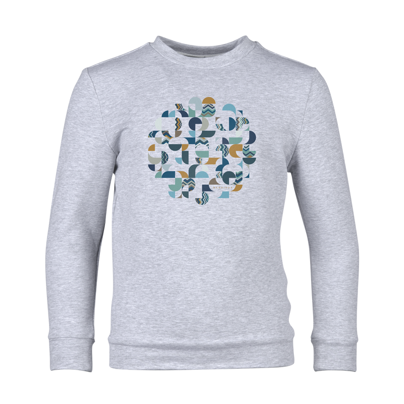 SS25 Moda Bandidos Grey Geo Zig Sweatshirt