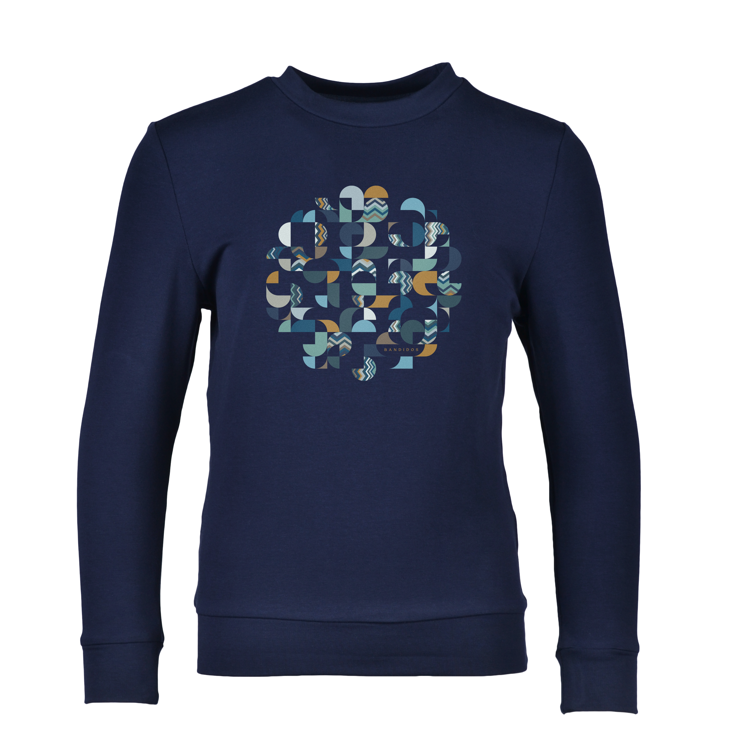 SS25 Moda Bandidos Navy Geo Zig Sweatshirt