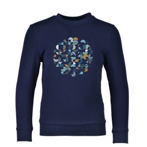 SS25 Moda Bandidos Navy Geo Zig Sweatshirt