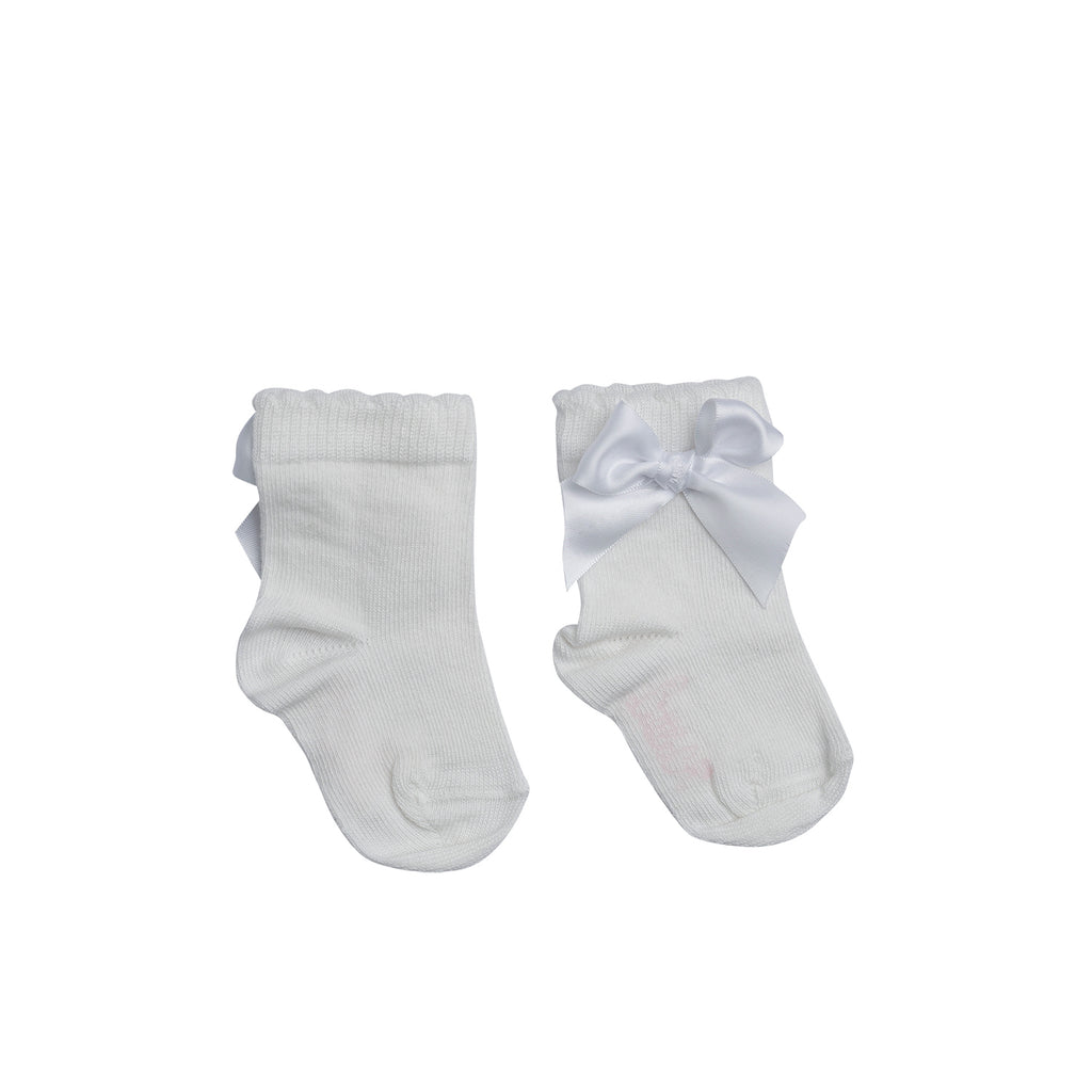 AW23 Little A ERIN Snow White Bow Ankle Socks
