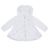 Little A JILLIE Bright White Frill Jacket