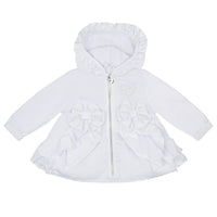 Little A JILLIE Bright White Frill Jacket