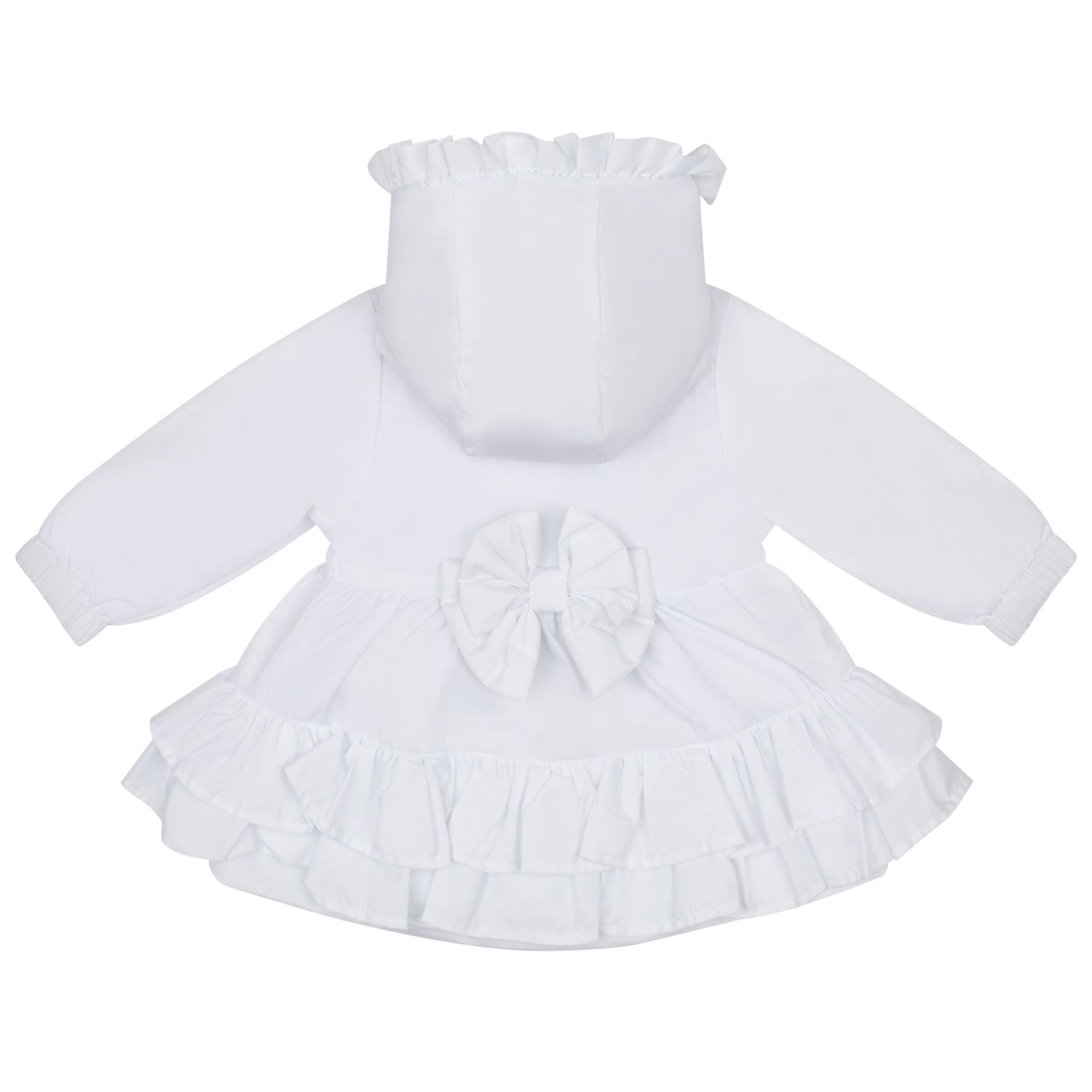 Little A JILLIE Bright White Frill Jacket