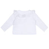 Little A JESSICA Bright White Broderie Anglaise Cardigan