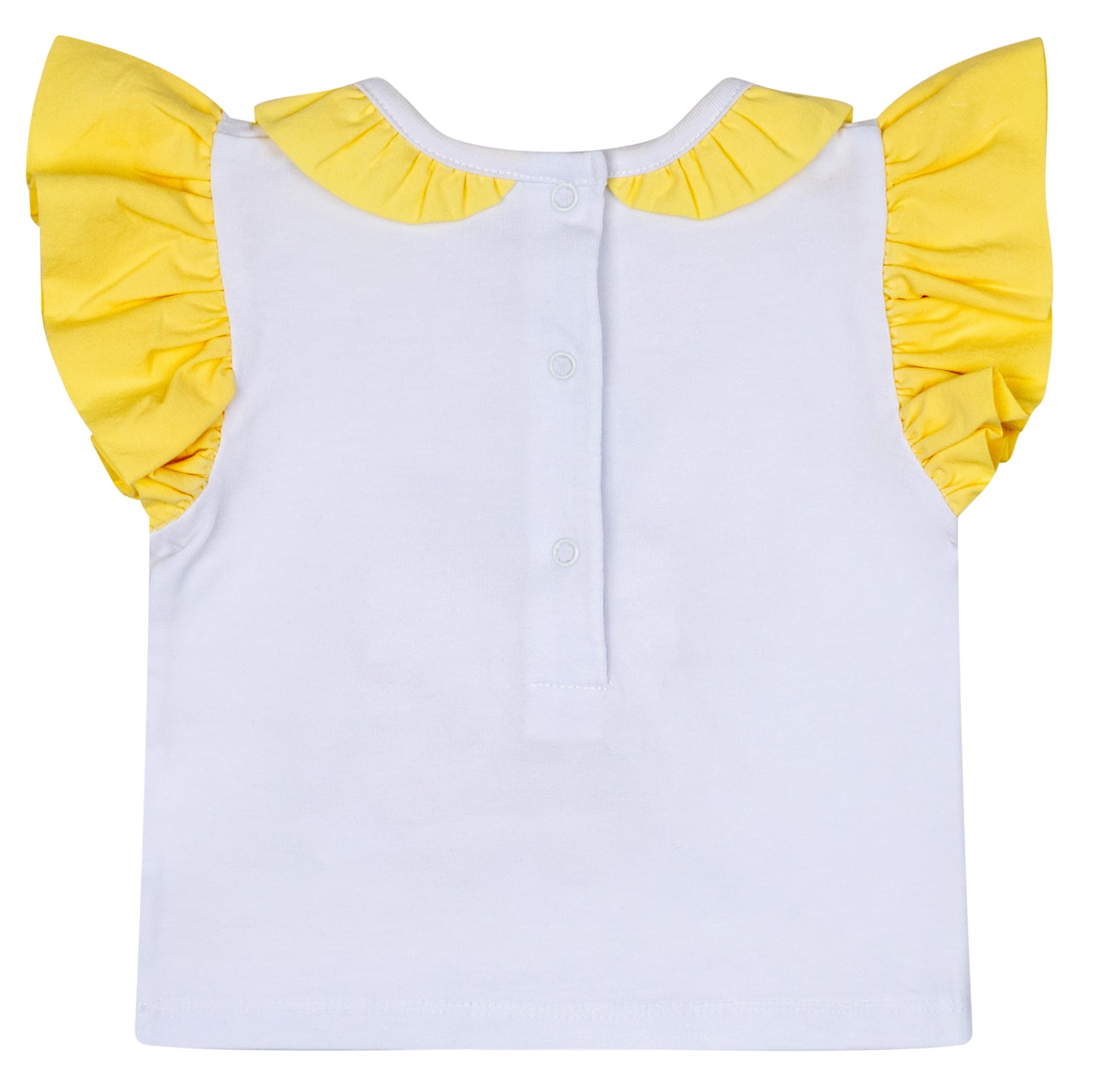 Little A JAZZY Lemon Cake Bow Frill Jam Pant Set