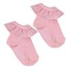 SS24 Little A JINNY Pink Fairy Frill Ankle Socks