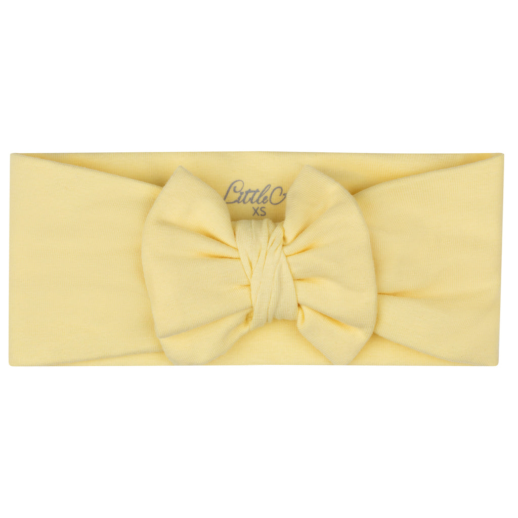 SS24 Little A JEANIE Lemon Cake Bow Headband