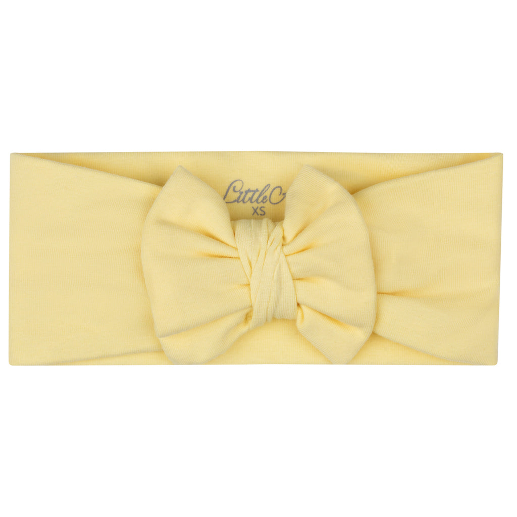 SS24 Little A JEANIE Lemon Cake Bow Headband