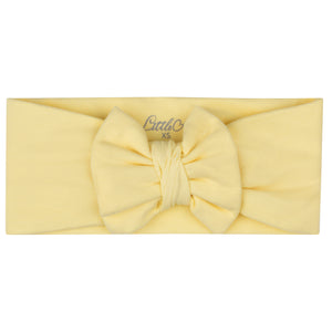 SS24 Little A JEANIE Lemon Cake Bow Headband