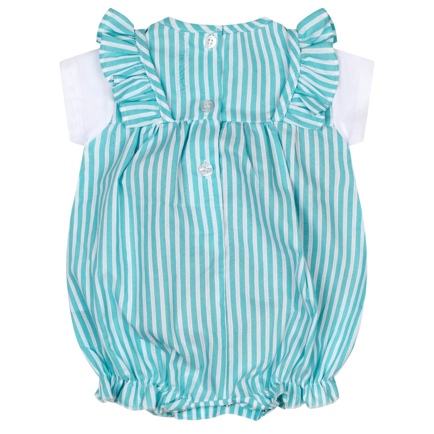 Little A KENDAL Aruba Blue Striped Romper