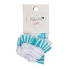 Little A KRISTIE Bright White Striped Ankle Socks