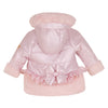 Little A HONEY Baby Pink Faux Fur Padded Jacket