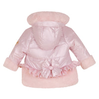 Little A HONEY Baby Pink Faux Fur Padded Jacket