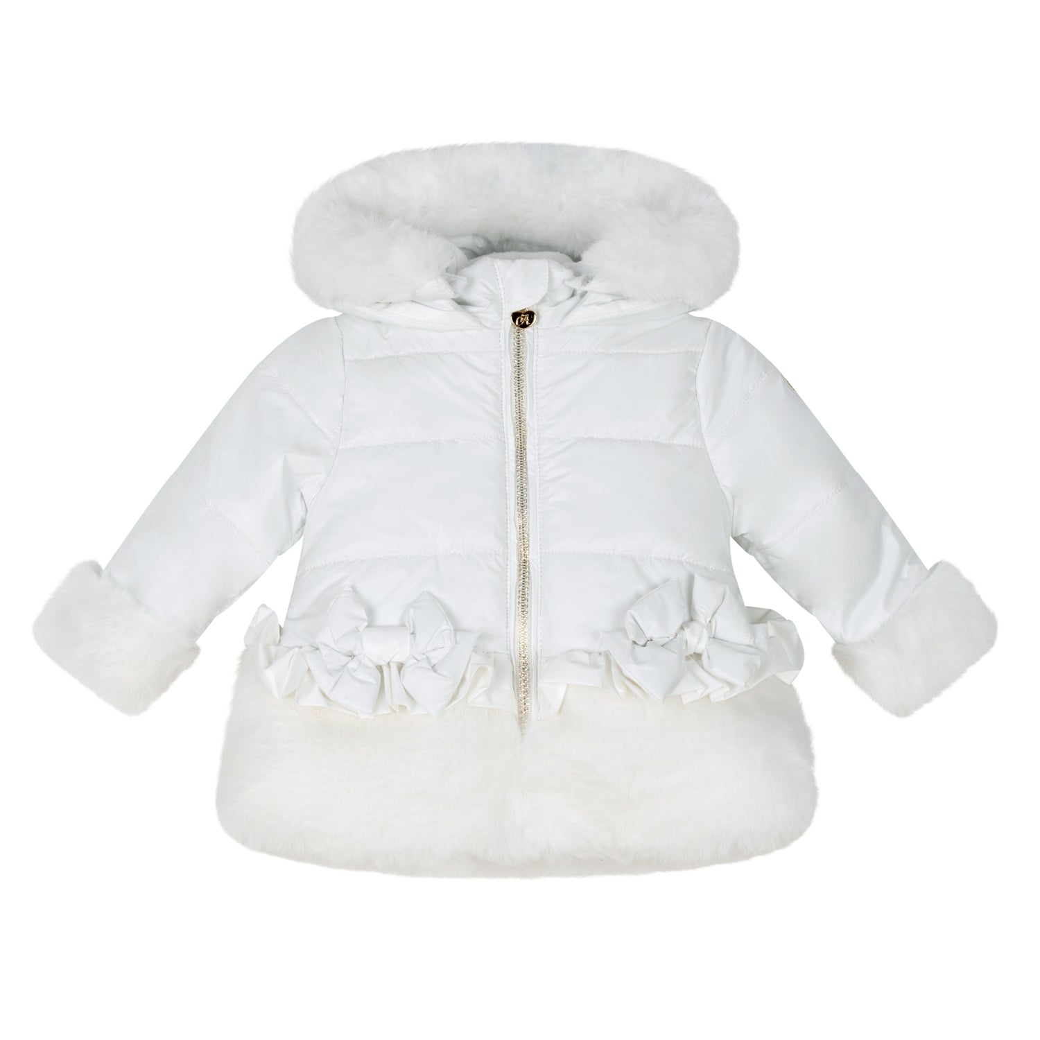 Little A HONEY Snow White Faux Fur Padded Jacket