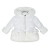 AW24 Little A HONEY Snow White Faux Fur Padded Jacket