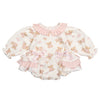 Little A GEORGIA Snow White Bear Print Romper