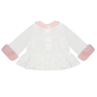 Little A GRACIE Snow White Faux Fur Bear Legging Set