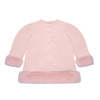 Little A GOLDIE Baby Pink Faux Fur Bear Dress