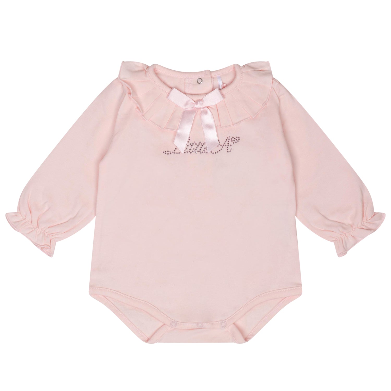 Little A GWEN Baby Pink Bear Print Jam Pant Set