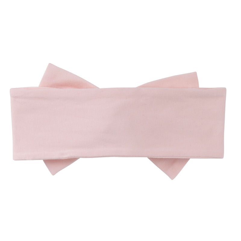 Little A GABY Baby Pink Faux Fur Bow Headband
