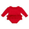 AW24 Little A HARLEY Red Tulle Frill Romper