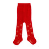 AW24 Little A HAZEL Red Diamanté Heart Tights