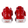 AW24 Little A FUREVER Red Faux Fur Strap Hi Top Shoes